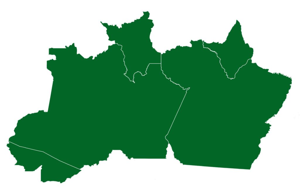 Mapa Regiao Norte